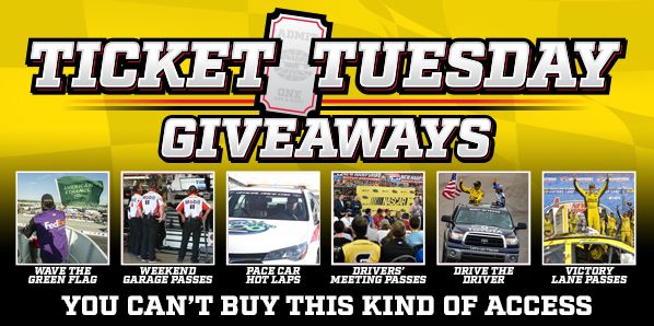 Ticket Tuesday Giveaways