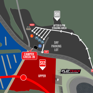 Camper Check In Map