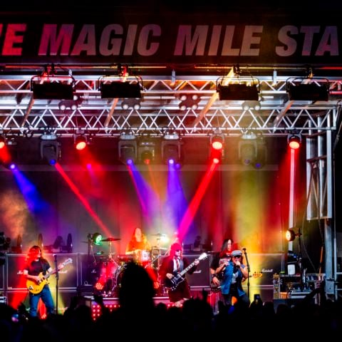 Dirty Deeds: The AC/DC Experience played a live concert at New Hampshire Motor Speedway on June 22, 2024.
