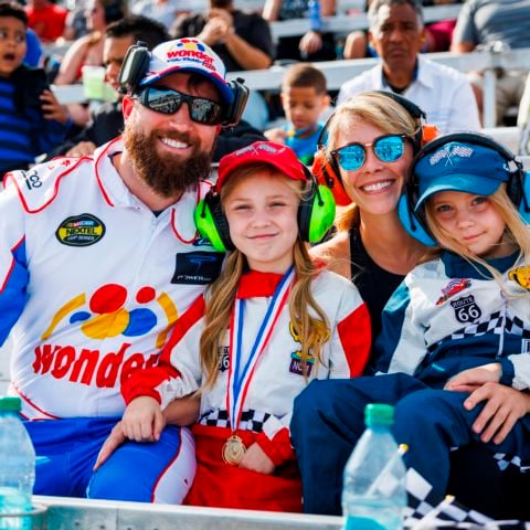 Race fans enjoy the NASCAR Cup Series race at New Hampshire Motor Speedway on Sept. 21, 2025.