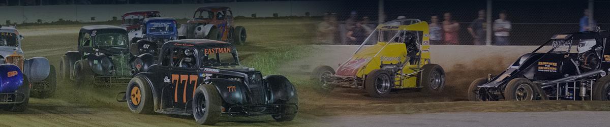 Friday Night Dirt Duels Competitor Info Header