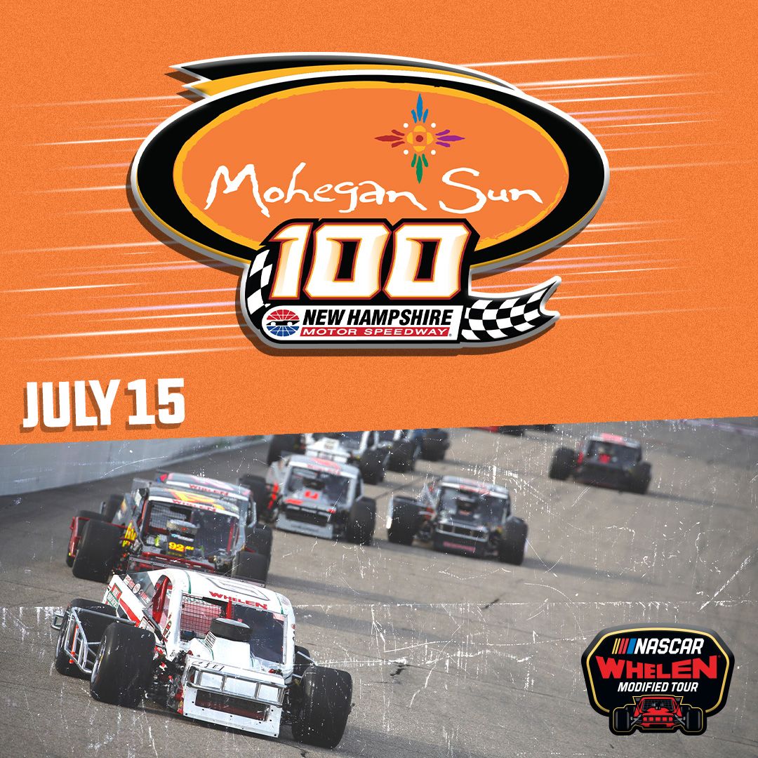 Mohegan Sun Named Entitlement Partner for NASCAR Whelen Modified Tour Race at NHMS News Media NHMS