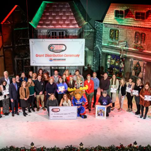 The New Hampshire Chapter of Speedway Children’s Charities distributed $131,750 in grants to 40 New England organizations during its 14th annual Grant Distribution Ceremony Thursday at The Palace Theatre in Manchester, N.H.
