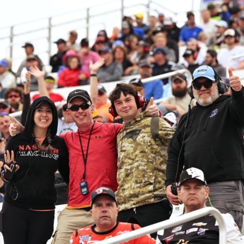 Race fans enjoying the on-track action during Doubleheader Saturday at New Hampshire Motor Speedway on June 22, 2024.