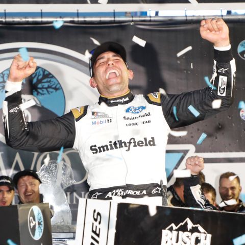 Aric Almirola’s 2021 win at New Hampshire Motor Speedway secured him a spot in the 2021 NASCAR Playoffs. With 13 winners already locked in leaving only three spots in this year’s Playoffs up for grabs, a win at this Sunday’s Ambetter 301 NASCAR Cup Series race is critical.