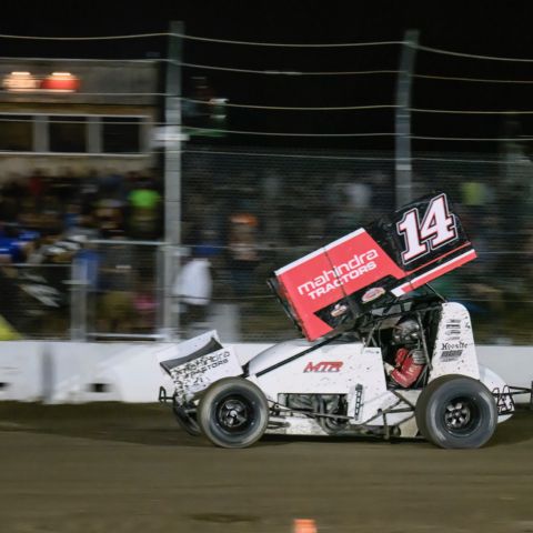 NASCAR Cup Series regular Chase Briscoe won the Sprint Cars of New England feature at Friday Night Dirt Duels presented by New England Racing Fuel at The Flat Track at New Hampshire Motor Speedway, kicking off the track’s NASCAR weekend.