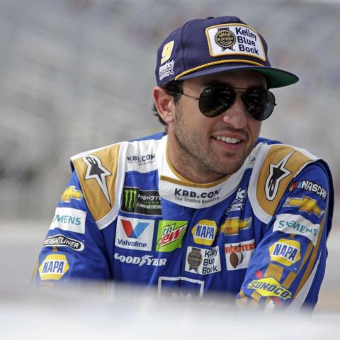 Reigning NASCAR Cup Series champion Chase Elliott at the Foxwoods Resort Casino 301 at New Hampshire Motor Speedway on July 21, 2019.