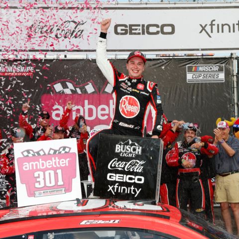 Christopher Bell continued his career dominance at New Hampshire Motor Speedway on Sunday, winning the Ambetter 301 and likely clinching a spot in the NASCAR Cup Series Playoffs.