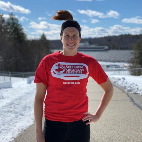 Danielle Cyr, director of the New Hampshire Chapter of Speedway Children’s Charities (SCCNH) and marketing manager for New Hampshire Motor Speedway, will be participating in the March 5-7 Goggins Challenge to raise money for SCCNH.