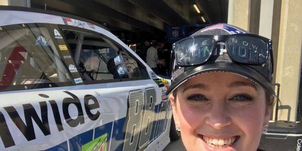 Meghan Tuck, a rabid Patriots fan, was one of those fans and was randomly chosen to attend the Folds of Honor QuikTrip 500 Monster Energy NASCAR Cup Series race at Atlanta Motor Speedway on March 5.