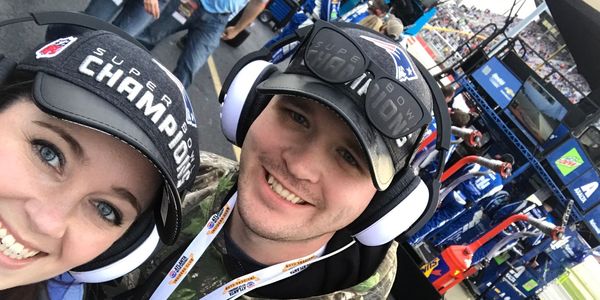 Meghan Tuck, a rabid Patriots fan, was one of those fans and was randomly chosen to attend the Folds of Honor QuikTrip 500 Monster Energy NASCAR Cup Series race at Atlanta Motor Speedway on March 5.