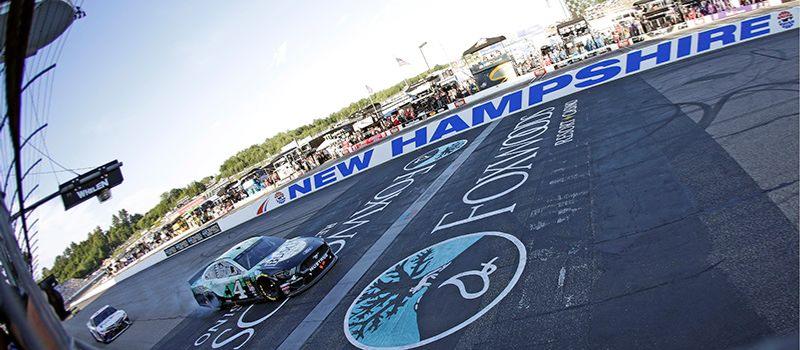 Kevin Harvick beat Denny Hamlin by a mere 0.21 seconds in the NASCAR Cup Series Foxwoods Resort Casino 301 at New Hampshire Motor Speedway on July 21, 2019.