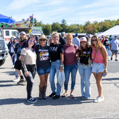 Race fans enjoying the Fan Zone at New Hampshire Motor Speedway on Sept. 21, 2025.