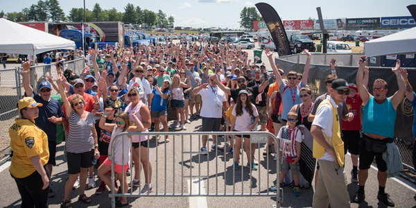 pre-race pit pass fans