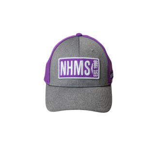 NHMS Ladies Heather Hat Purple